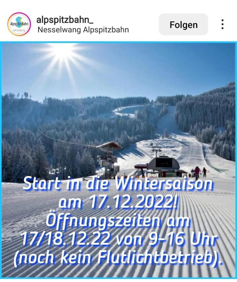 Ferienwohnung Bergliebe Nesselwang Esterno foto